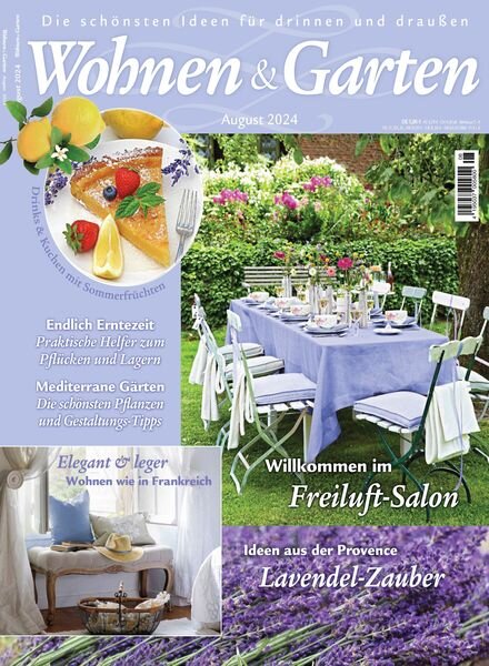 Wohnen & Garten – August 2024 Cover