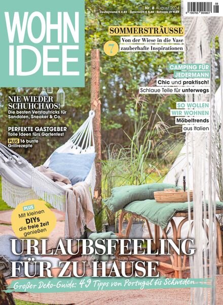 Wohnidee – August 2024 Cover