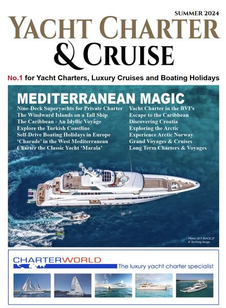 Yacht Charter & Cruise – Summer 2024 Cover