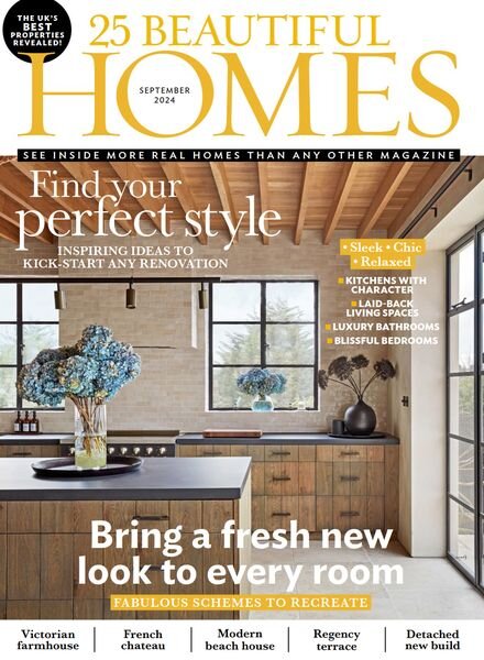 25 Beautiful Homes – September 2024 Cover