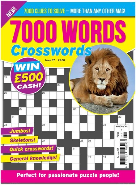 7000 Words Crosswords – August 2024 Cover