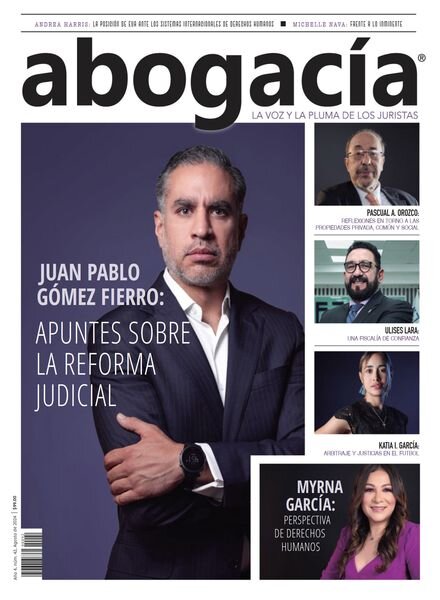 Abogacia – Agosto 2024 Cover