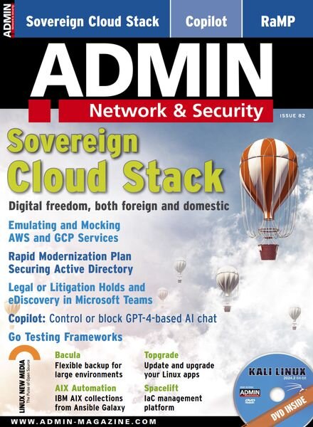 Admin Network & Security – July-August 2024 Cover