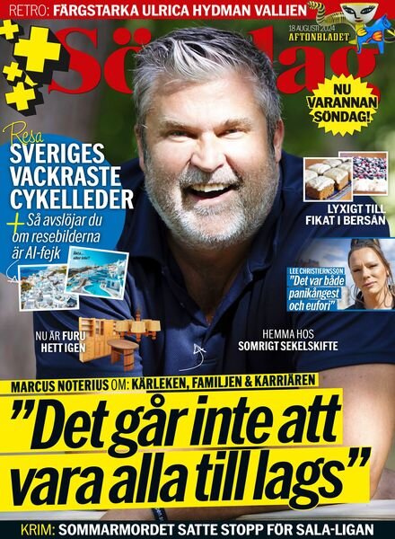 Aftonbladet Sondag – 18 Augusti 2024 Cover