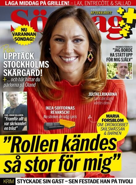 Aftonbladet SOndag – 4 Augusti 2024 Cover
