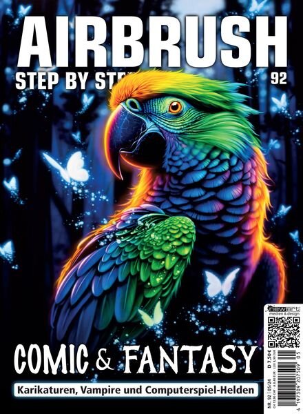 Airbrush Step by Step German Edition – Issue 92 2024 Cover