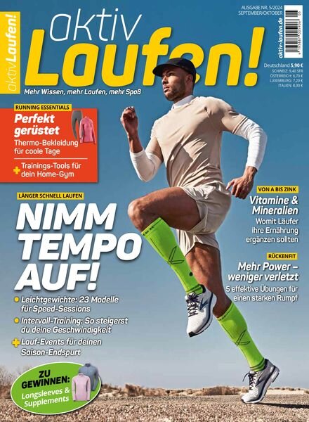 aktiv Laufen – September-Oktober 2024 Cover