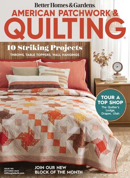 American Patchwork & Quilting – October 2024 Cover