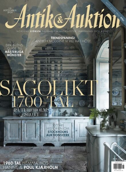Antik & Auktion – Augusti 2024 Cover