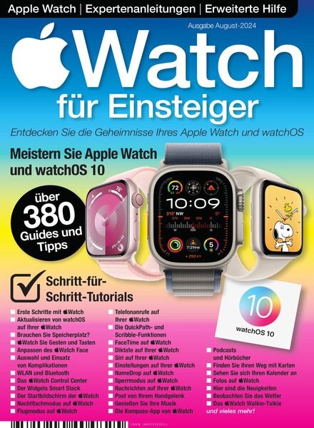 Apple Watch fur Einsteiger – August2024 Cover