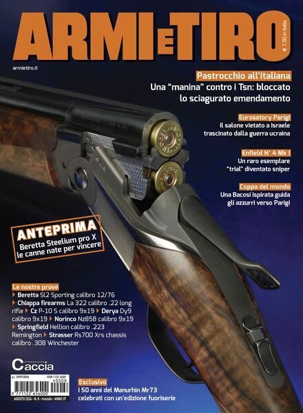 Armi e Tiro – Agosto 2024 Cover