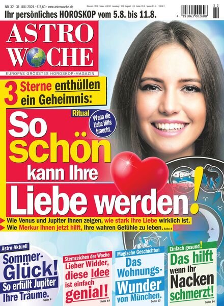 Astrowoche – 31 Juli 2024 Cover