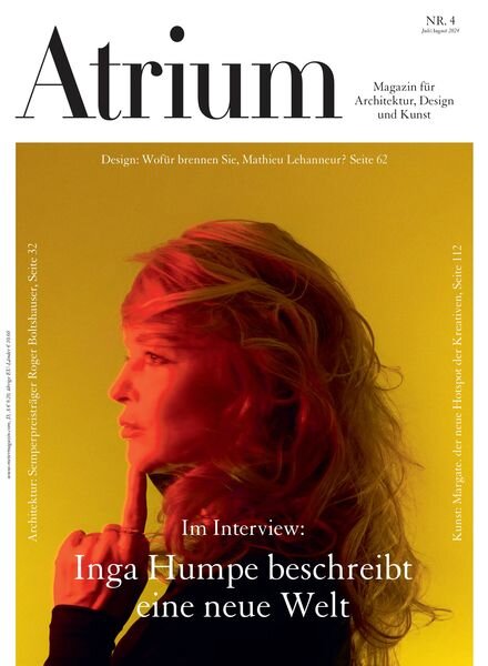 Atrium – Juli-August 2024 Cover