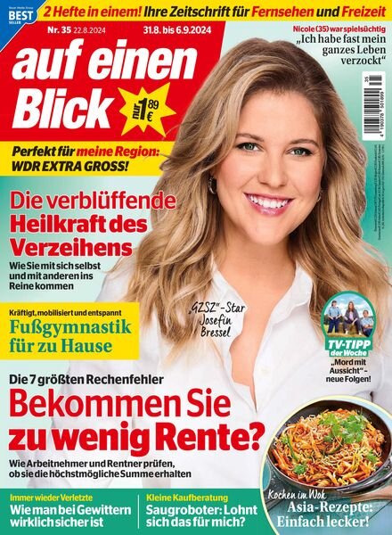 Auf Einen Blick – 22 August 2024 Cover