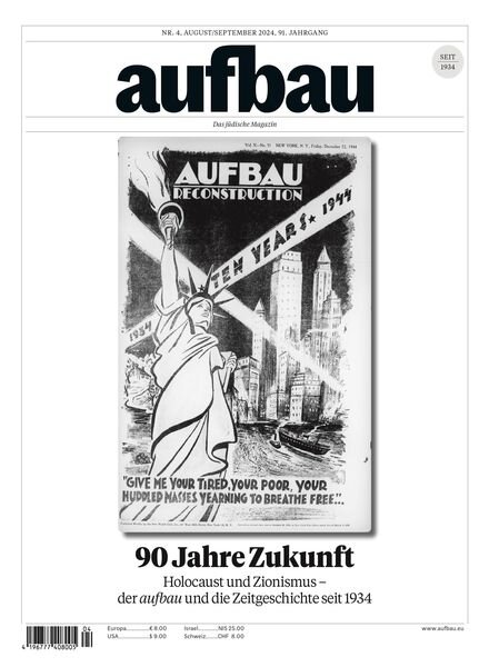 Aufbau – August-September 2024 Cover