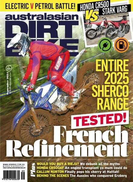 Australasian Dirt Bike – September 2024 Cover