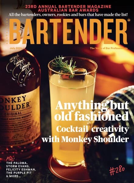 Australian Bartender – July 2024 Cover