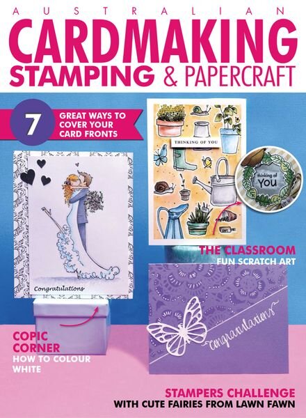 Australian Cardmaking Stamping & Papercraft – August 2024 Cover