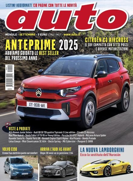 Auto – Settembre 2024 Cover