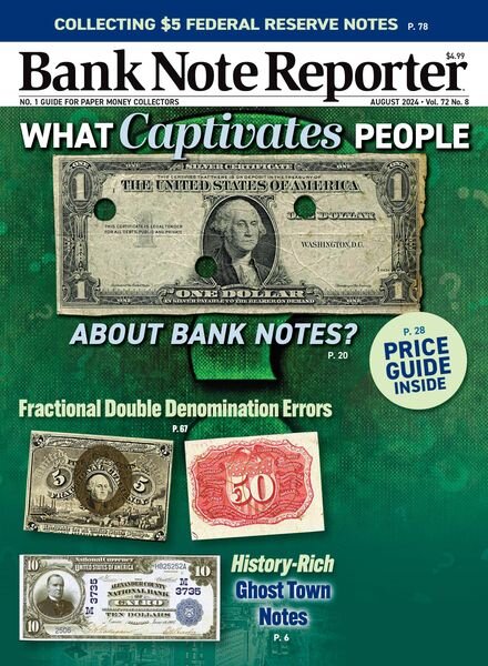 Bank Note Reporter – August 2024 Cover