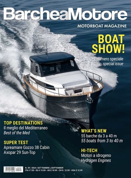 Barche a Motore – Settembre 2024 Cover
