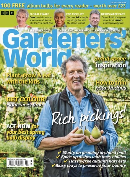 BBC Gardeners’ World – September 2024 Cover