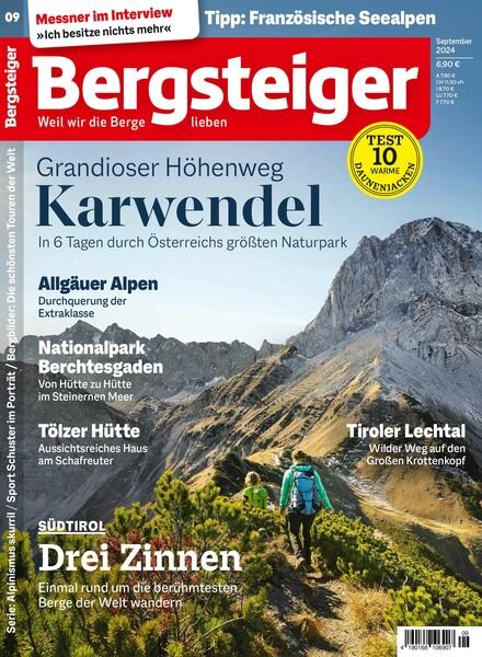 Bergsteiger – September 2024 Cover