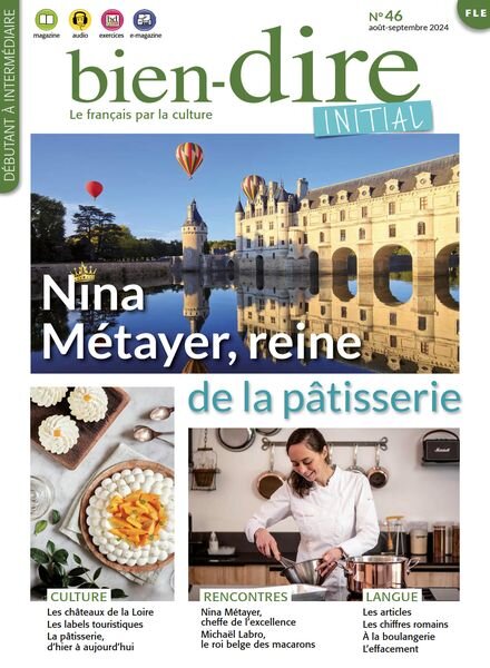 Bien-Dire Initial – Aout-Septembre 2024 Cover