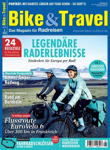 Bike&Travel Magazin – Januar-Februar 2024 Cover