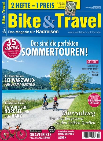 Bike&Travel Magazin – Juli-August 2024 Cover