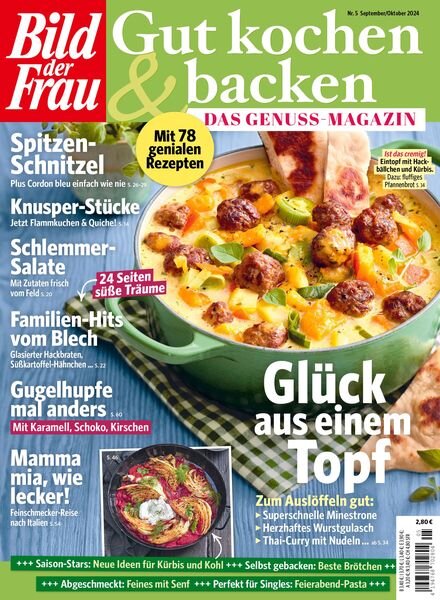 Bild der Frau Gut Kochen & Backen – September-Oktober 2024 Cover