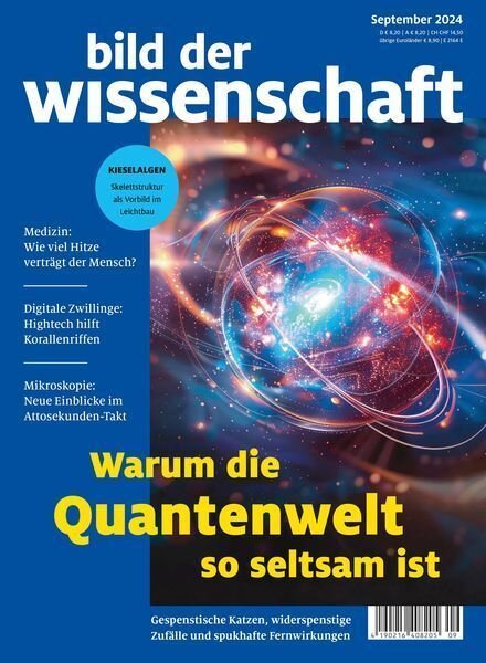 Bild der Wissenschaft – September 2024 Cover