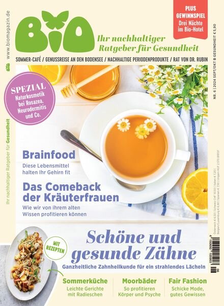 BIO Naturlich Gesund Leben – September-Oktober 2024 Cover