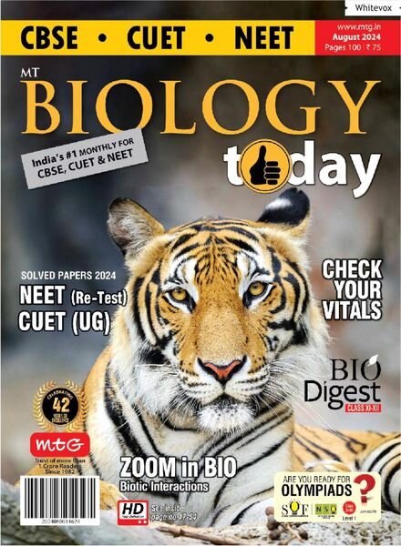 Biology Today – 9 August 2024 Cover