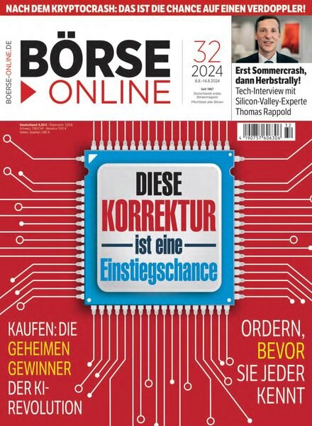 Borse Online – 8 August 2024 Cover