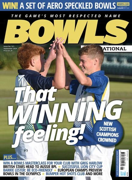 Bowls International – September 2024 Cover