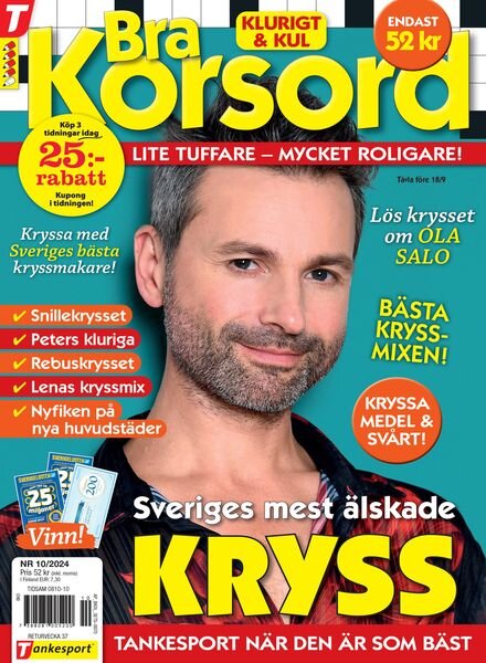 Bra Korsord – Augusti 2024 Cover
