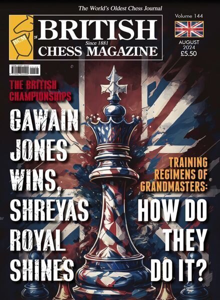 British Chess Magazine – August 2024 Cover