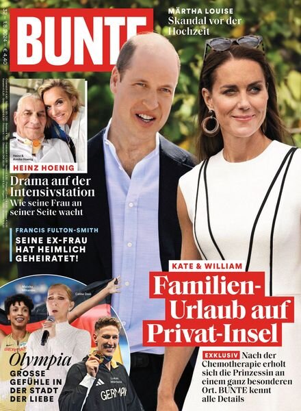 Bunte – 1 August 2024 Cover