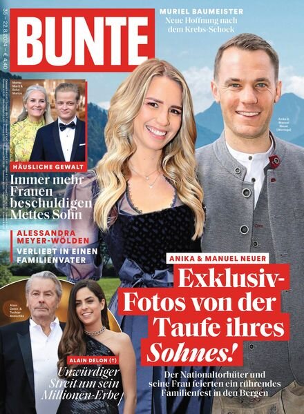 Bunte – 22 August 2024 Cover