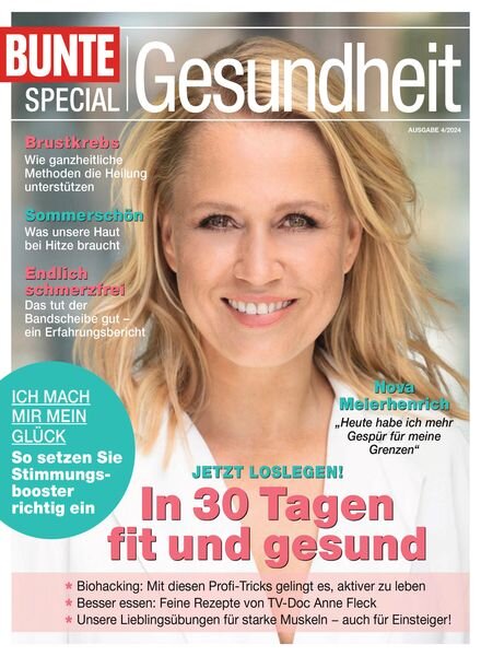 Bunte Gesundheit – 8 August 2024 Cover