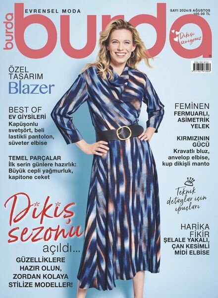 Burda Turkiye – Agustos 2024 Cover
