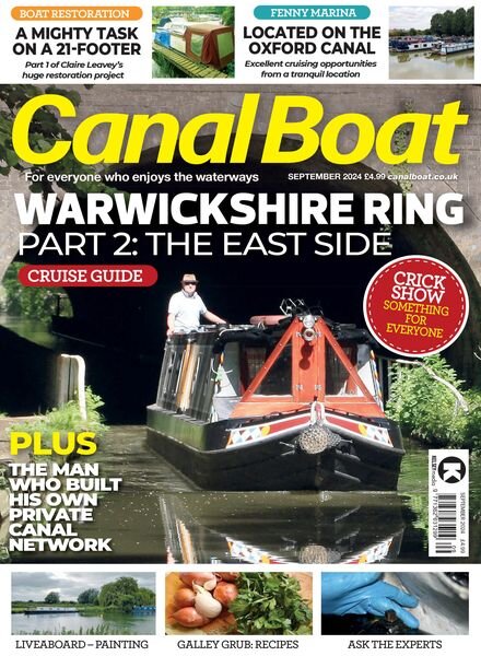 Canal Boat – September 2024 Cover