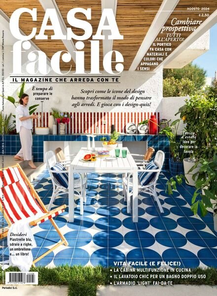 CasaFacile – Agosto 2024 Cover