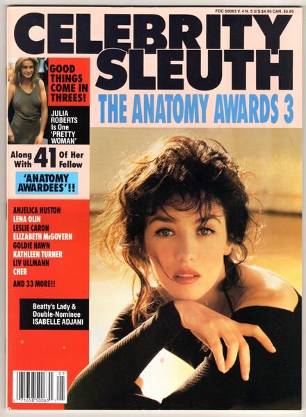 Celebrity Sleuth – Vol 4 N 5 1991 – The Anatomy Awards 3 Cover