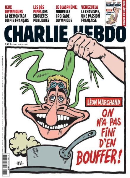 Charlie Hebdo – 7 Aout 2024 Cover