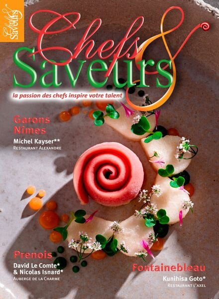 Chefs & Saveurs – Aout 2024 Cover