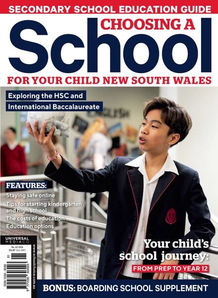 Choosing a School for Your Child NSW – Issue 40 2024 Cover