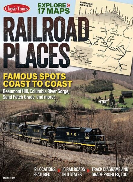 Classic Trains Railroad Places – 2024 Cover
