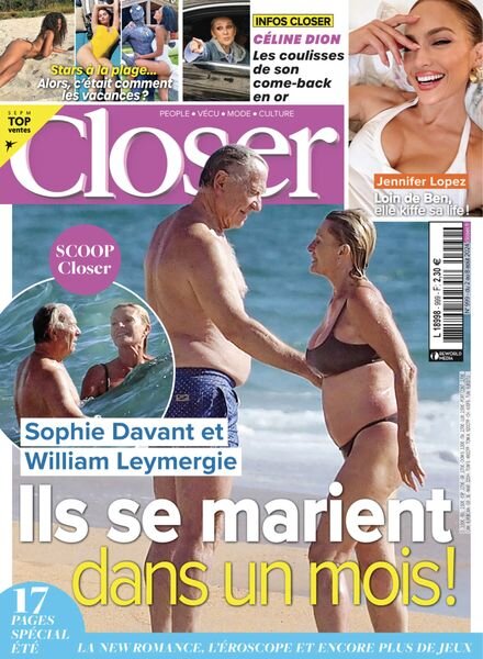Closer France – 2 Aout 2024 Cover